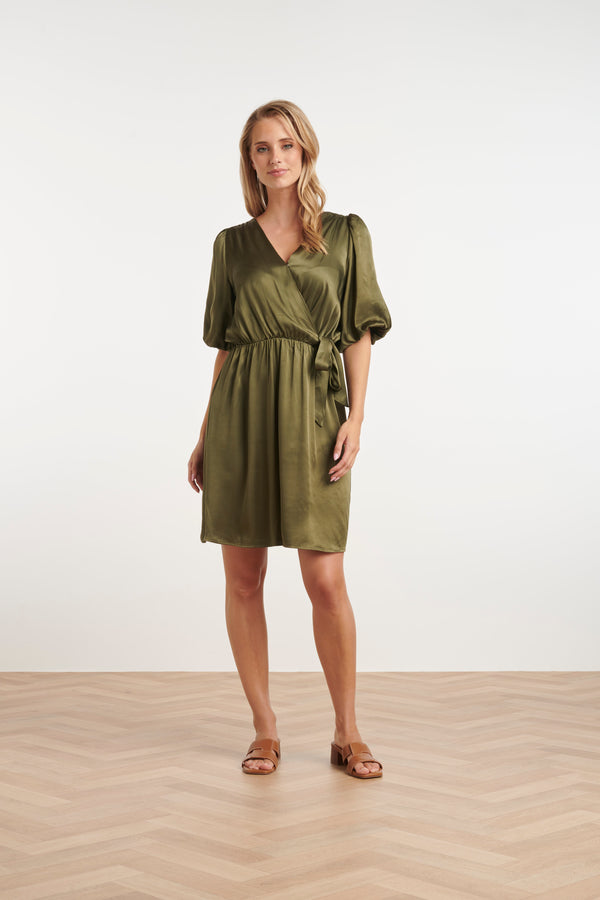 smashed lemon 25322 Jurken | Army Green