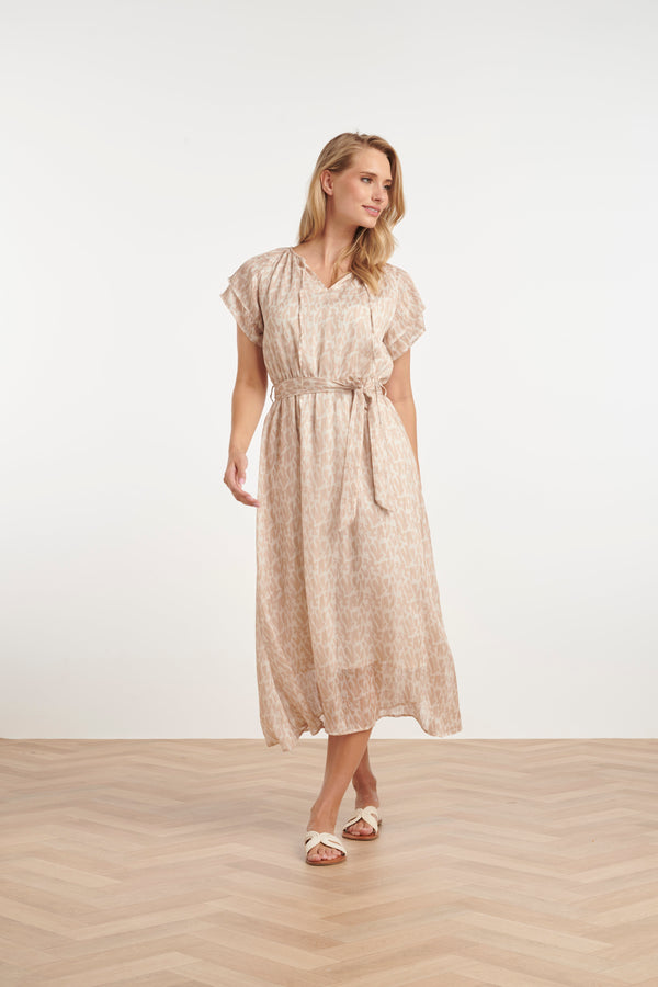 smashed lemon 25335 Jurken | Sand-Offwhite