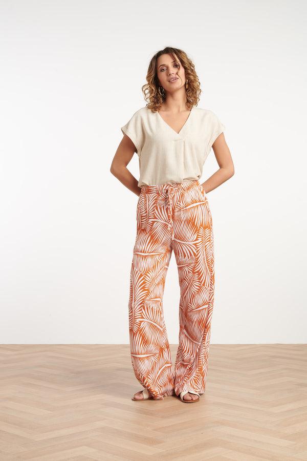 smashed lemon 25354 Broeken | Brique-Offwhite