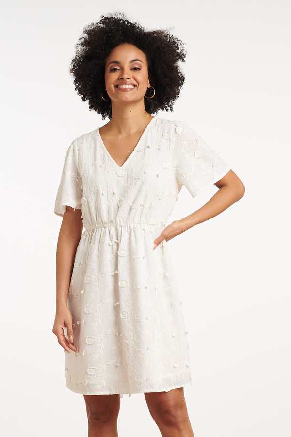 Smashed Lemon 35002 Jurken | White