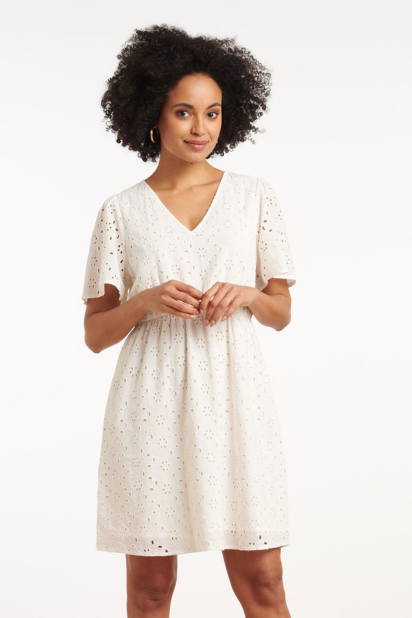 Smashed Lemon 35003 Jurken | White