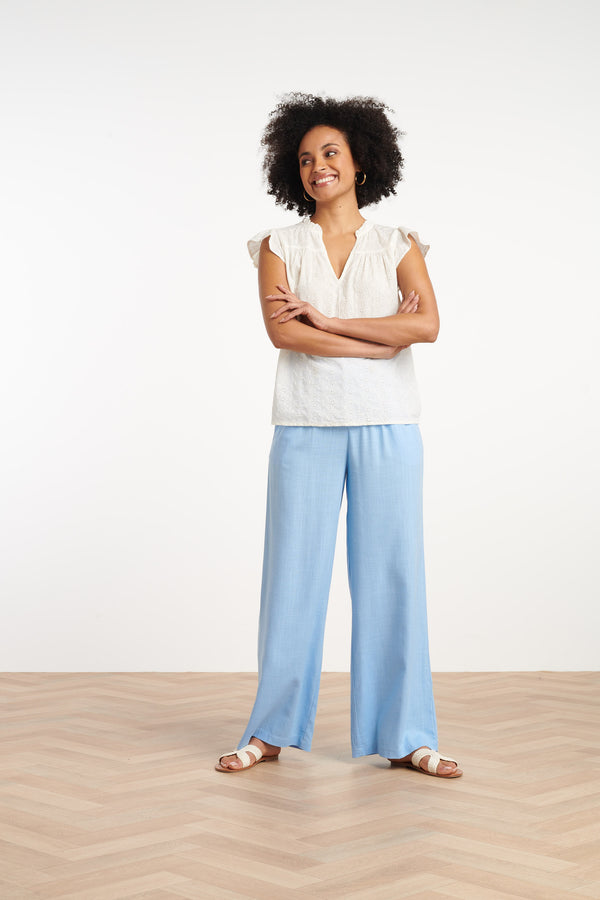 Smashed Lemon 35009 Tops | White