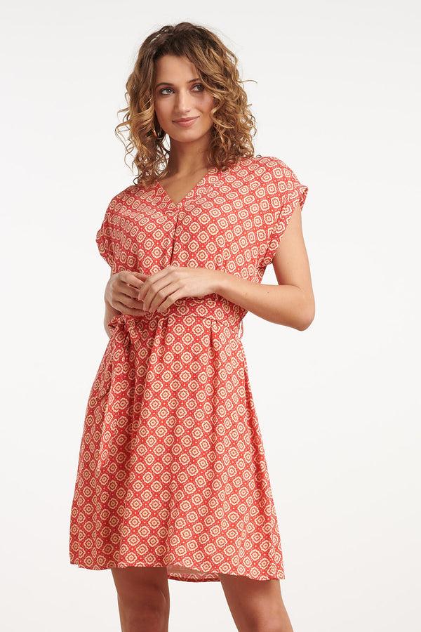 smashed lemon 35026 Jurken | Red-Multicolour