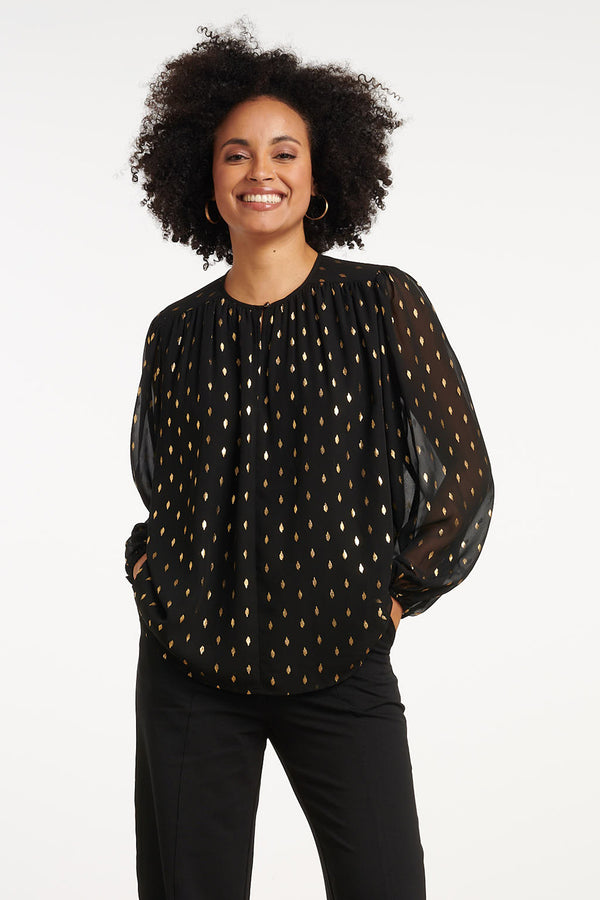 smashed lemon 35051 Tops | Black-Gold