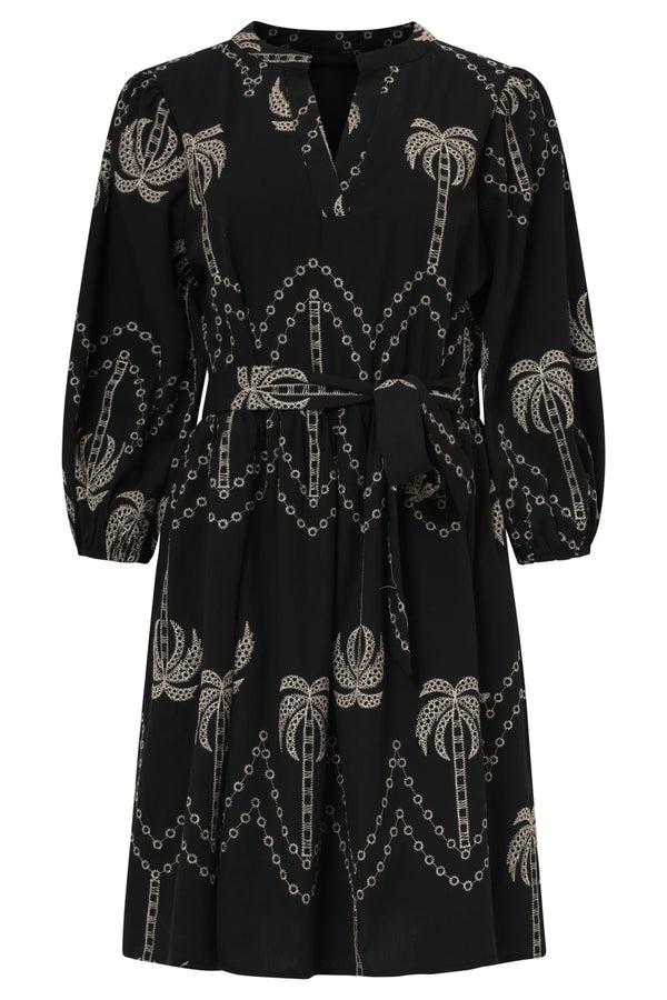 Smashed Lemon 35087 Jurken | Black-Sand