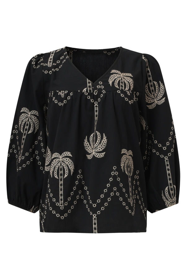 Smashed Lemon 35088 Tops | Black-Sand