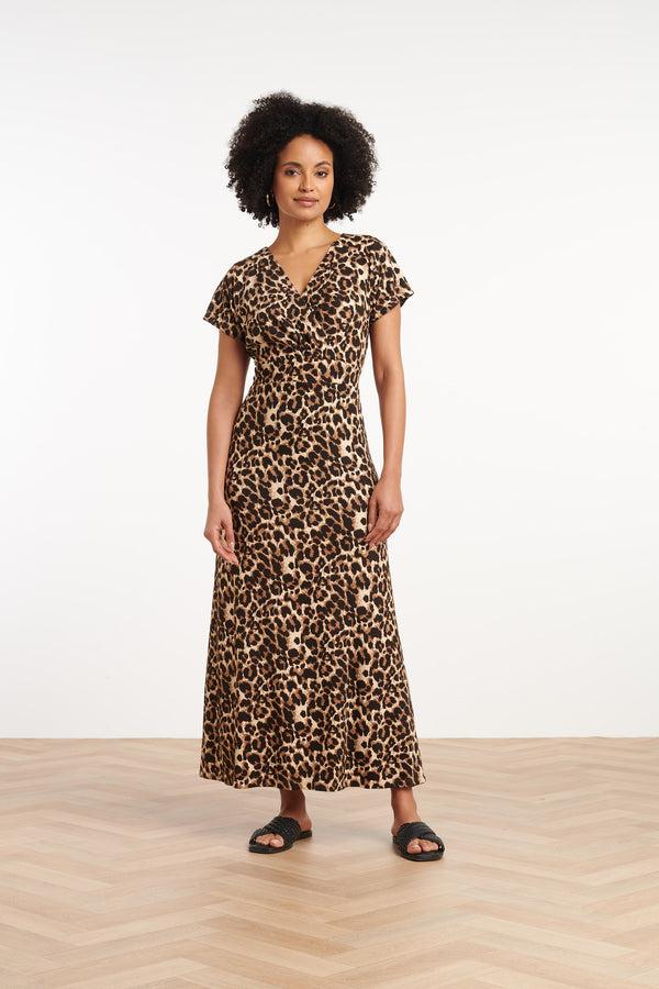 smashed lemon 35102 Jurken | Sand-Multicolour