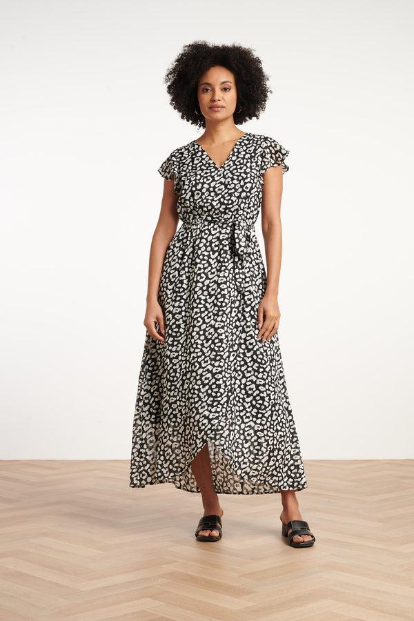 smashed lemon 35108 Jurken | Black-White