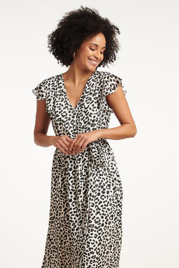 Smashed Lemon 35110 Jurken | White-Black