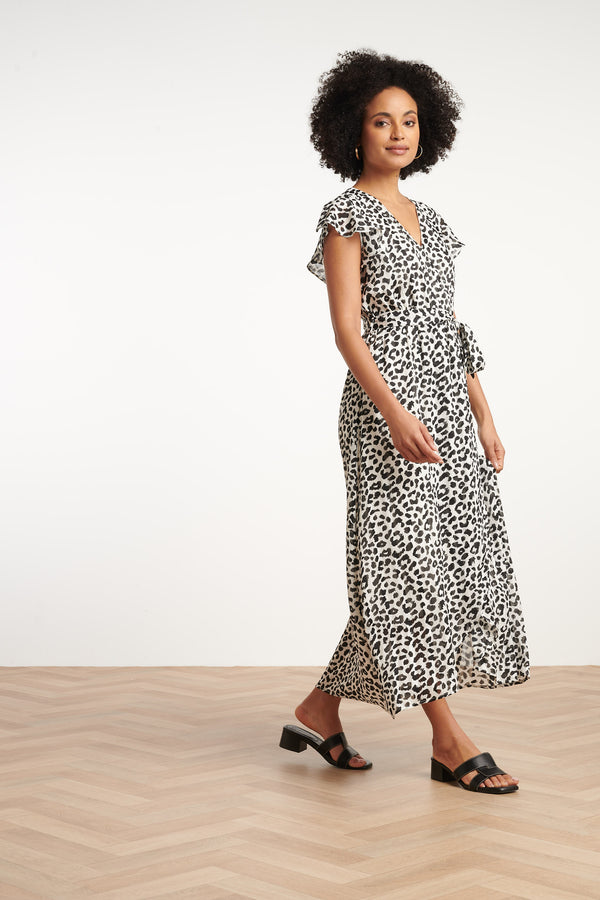 Smashed Lemon 35110 Jurken | White-Black