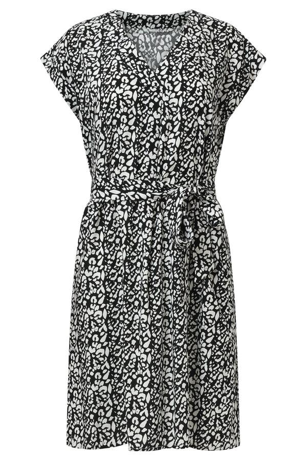 Smashed Lemon 35120 Jurken | Black-Off-White