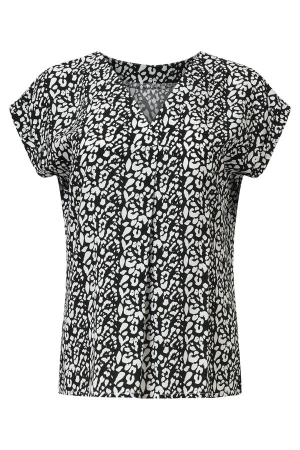 Smashed Lemon 35121 Tops | Black-Off-White