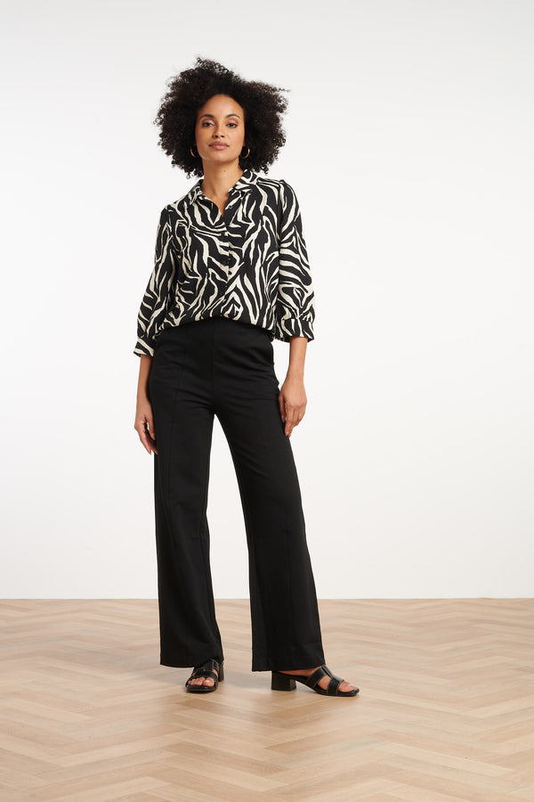 Smashed Lemon 35126 Tops | Black-Off-White