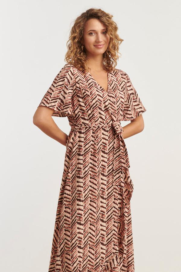 Smashed Lemon 35142 Jurken | Black-Pink