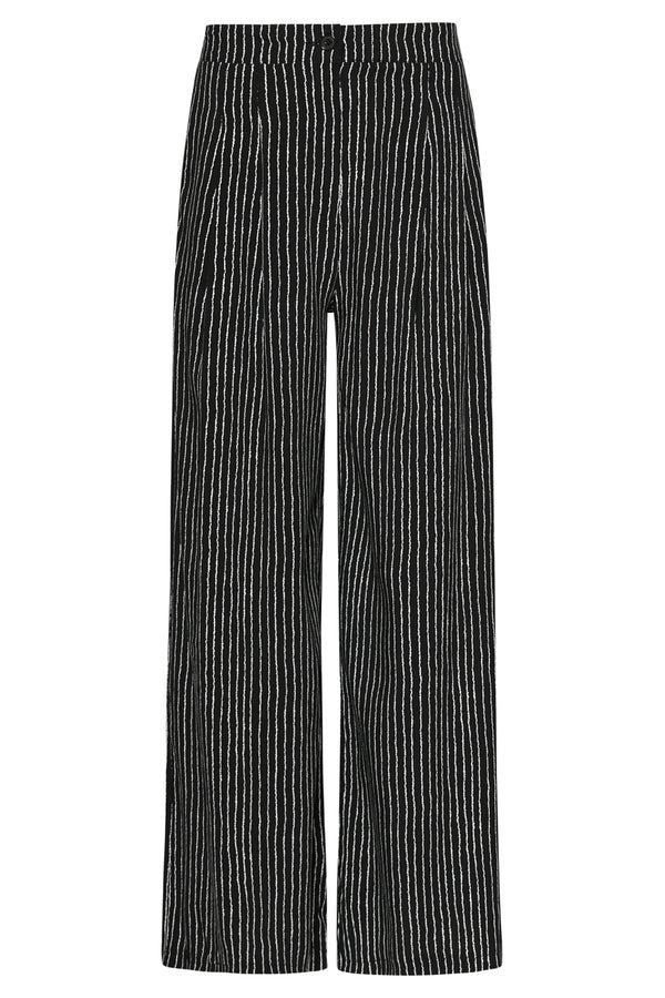 Smashed Lemon 35149 Broeken | Black-Off-White