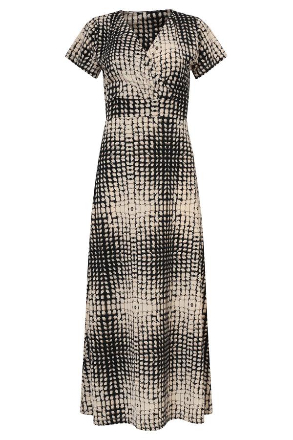 Smashed Lemon 35151 Jurken | Black-Off-White