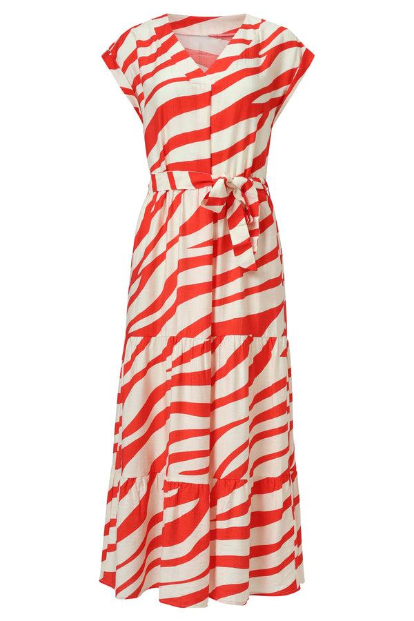 Smashed Lemon 35155 Jurken | Sand-Red