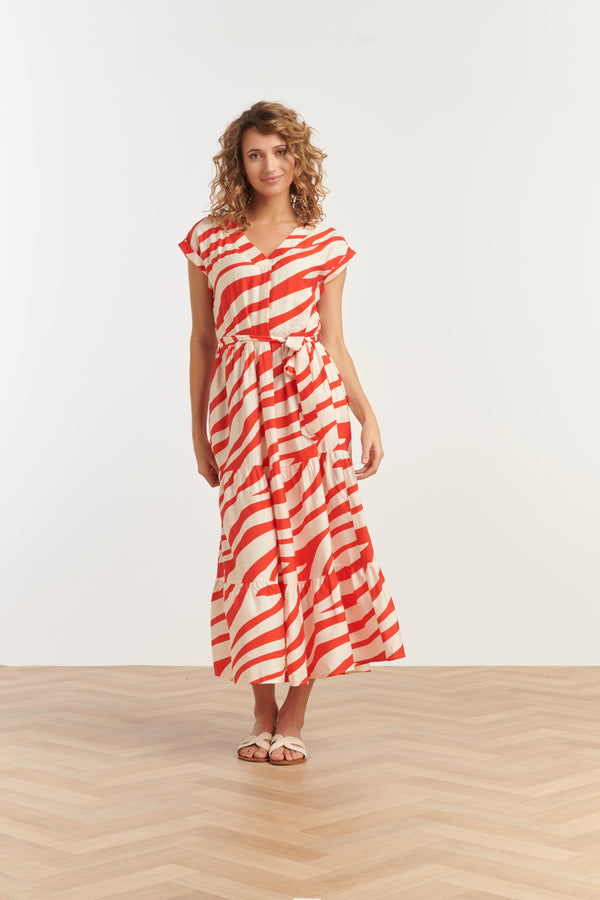 smashed lemon 35155 Jurken | Sand-Red