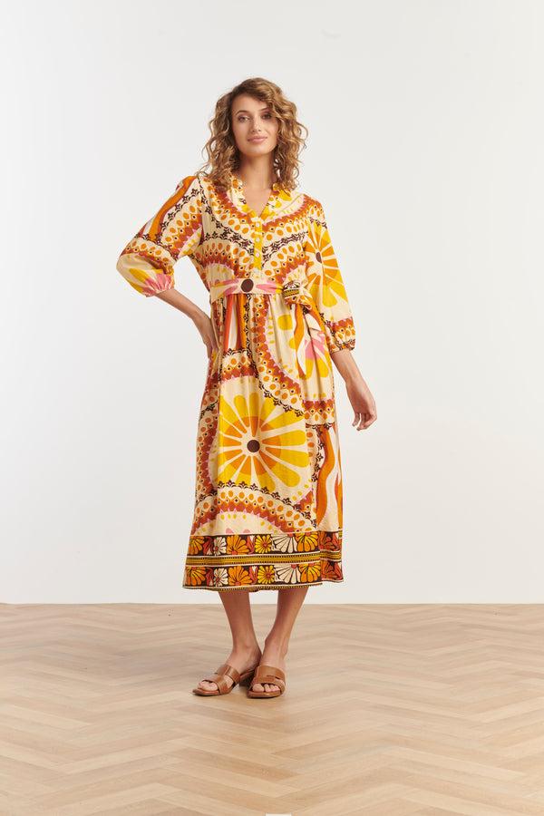 Smashed Lemon 35173 Jurken | Muticolour