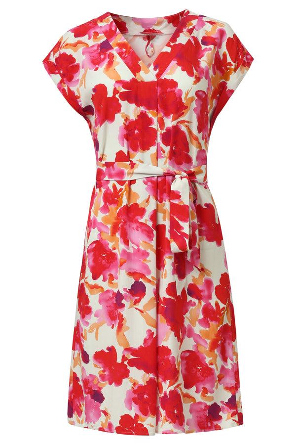 Smashed Lemon 35174 Jurken | Off White - Red