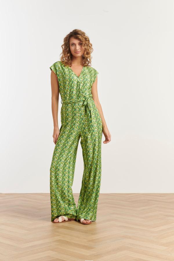 Smashed Lemon 35193 Jumpsuits | Green
