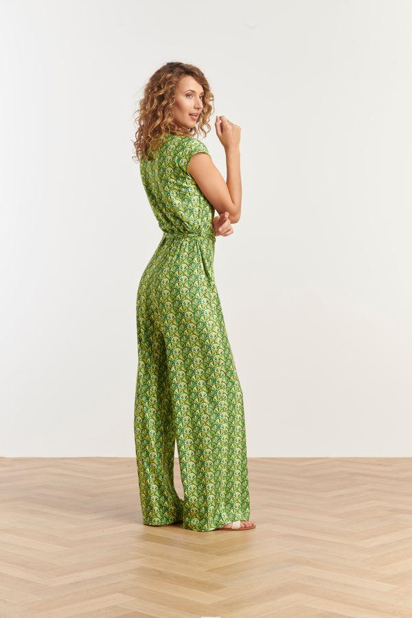 Smashed Lemon 35193 Jumpsuits | Green
