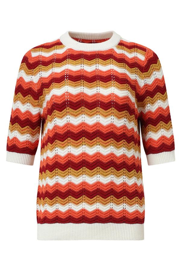 Smashed Lemon 35199 Tops | Red-Multicolour