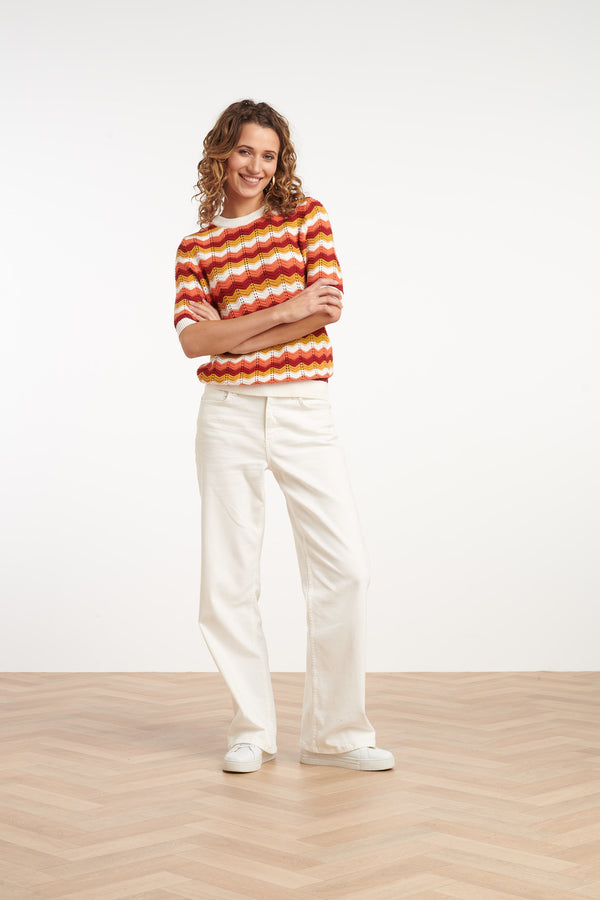 Smashed Lemon 35199 Tops | Red-Multicolour