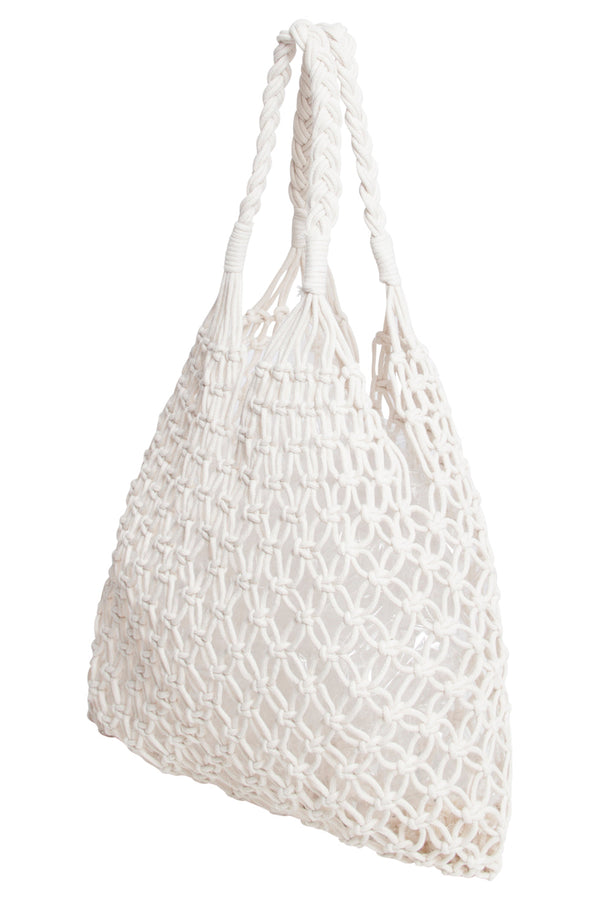 Smashed Lemon 56016 Gehaakte Schoudertas - | White