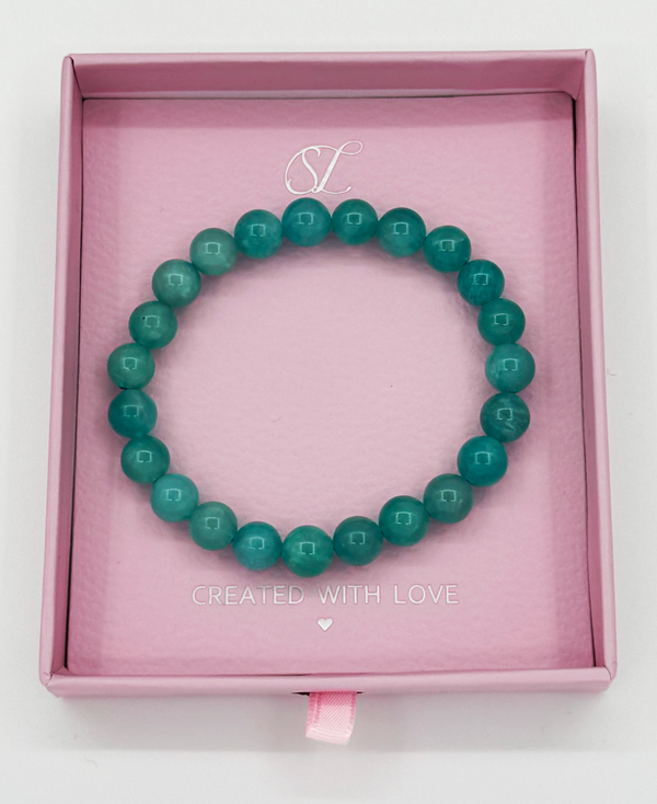 Smashed Lemon 62027 Amazonite Kralenarmband | Agua