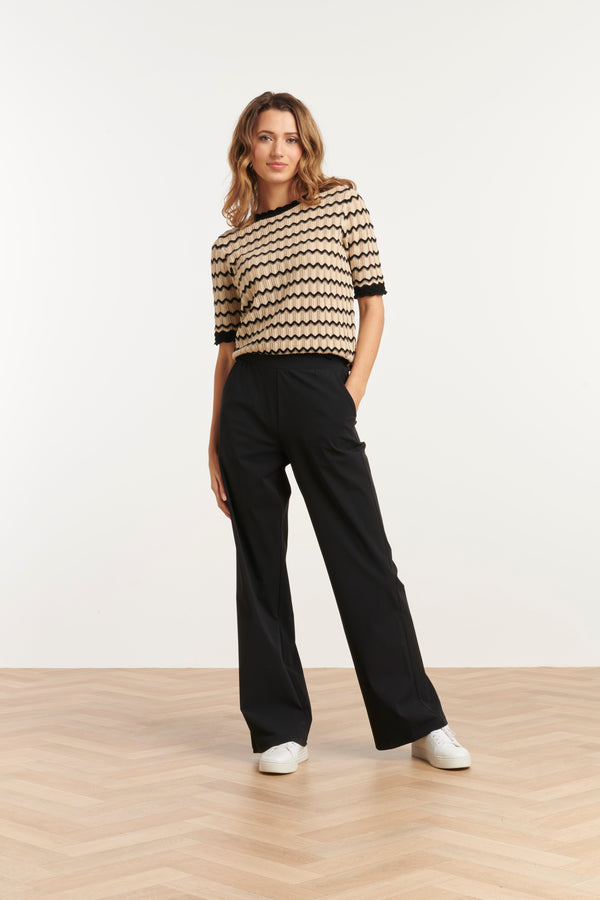 smashed lemon S25308 Tops | Offwhite-Black