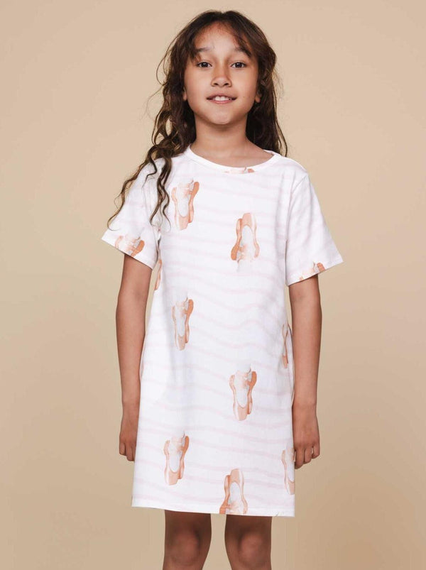 snurk Ballerina T-shirt Dress Kids
