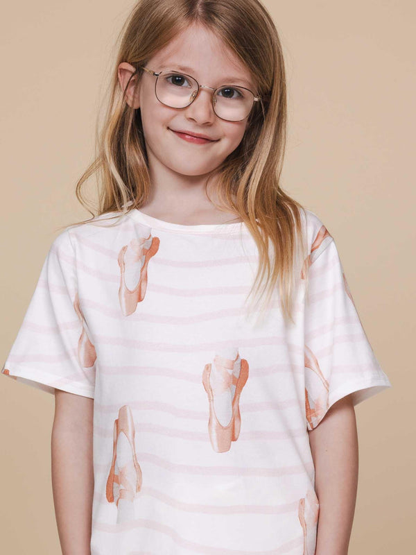 Snurk Ballerina T-shirt En Shorts Set Kids