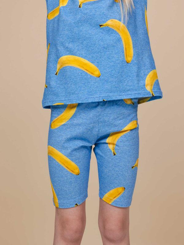 snurk Banana Blue Bikershorts Kids
