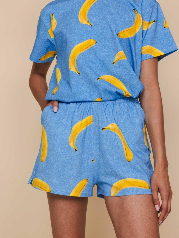 snurk Banana Blue Shorts Dames
