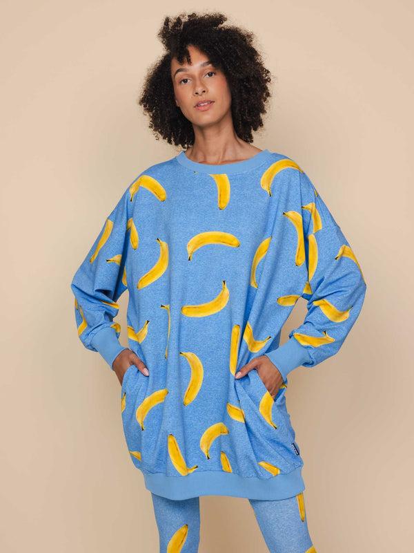 snurk Banana Blue Sweater Dress Dames