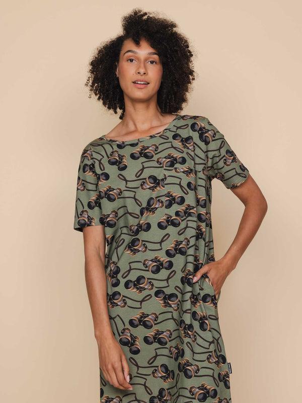 Snurk Binoculars T-shirt Dress Dames