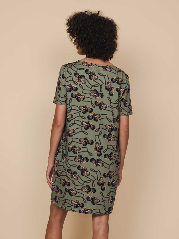 Snurk Binoculars T-shirt Dress Dames