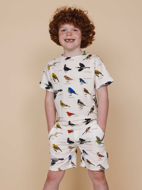 Snurk Bird Watching Shorts Kids