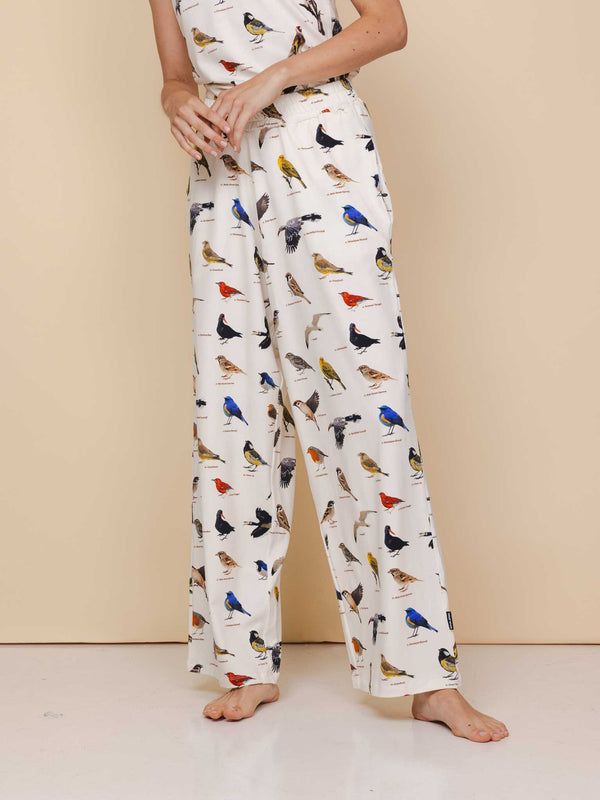 snurk Bird Watching Wijde broek Dames