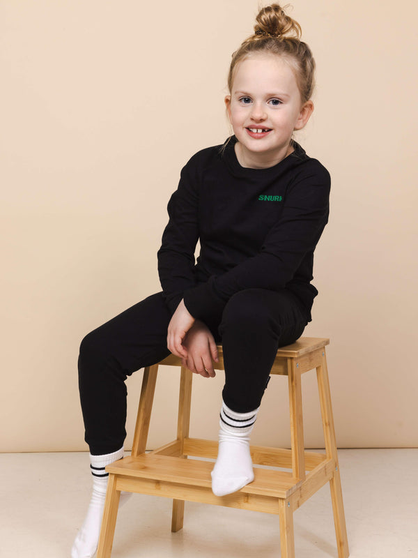 Snurk Black Broek Kids
