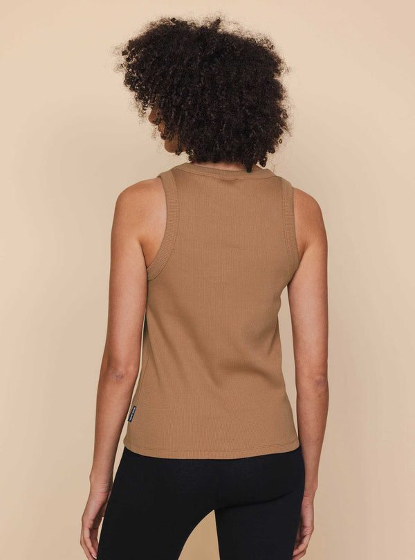 Snurk Caramel Brown Tanktop Dames