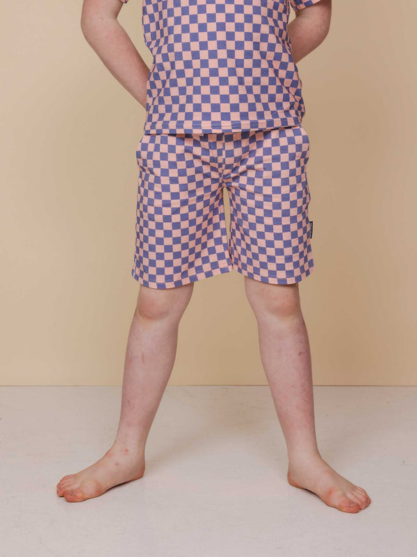 Snurk Check Shorts Kids