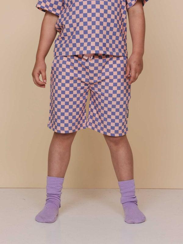 snurk Check Shorts Kids