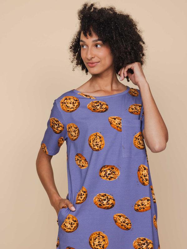 Snurk Cookies T-shirt Dress Dames