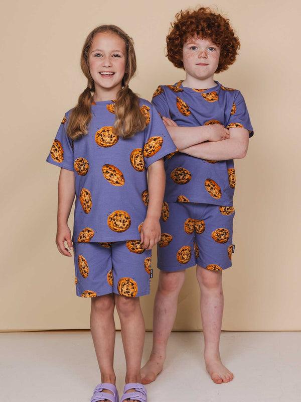 snurk Cookies T-shirt en Shorts set Kids