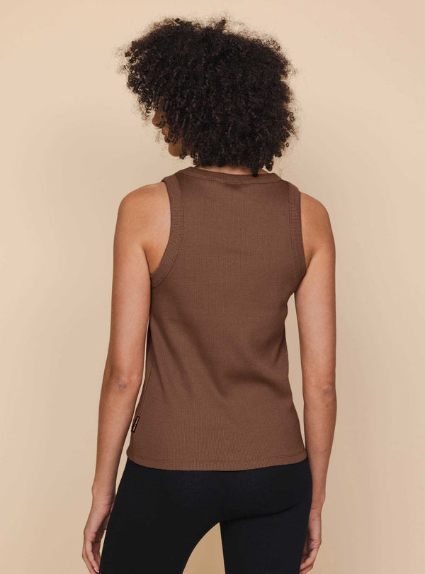 Snurk Dark Brown Tanktop Dames