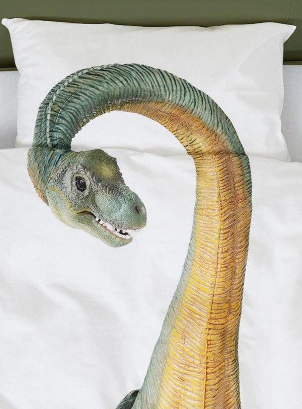 Snurk Dino Bronto Dekbedovertrek