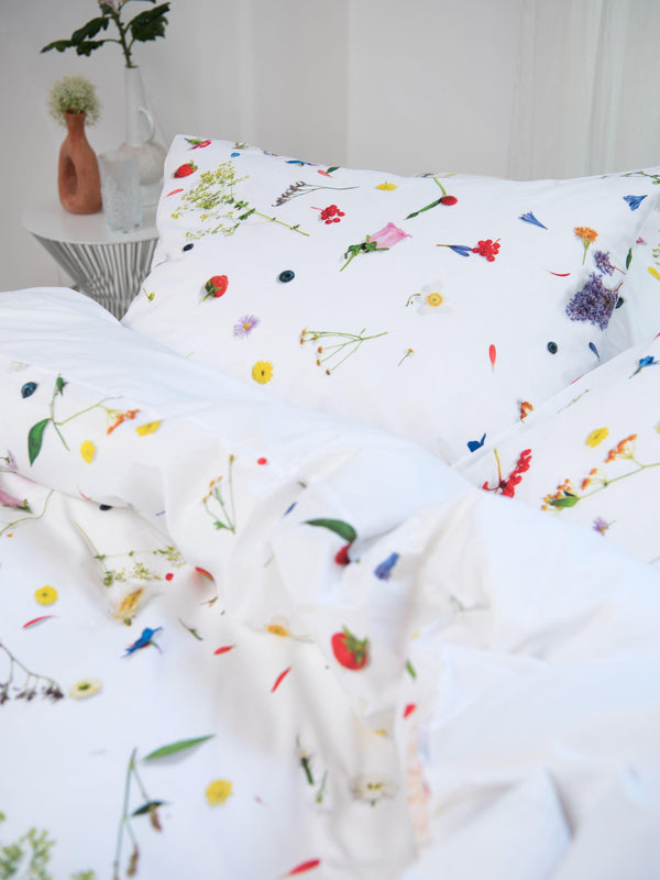 Snurk Flower Fields Dekbedovertrek