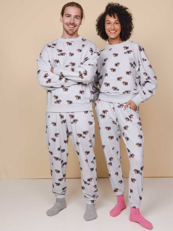 snurk Hippos Sweater en Broek set Unisex